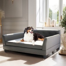 Large Leather Dog Sofa Bed