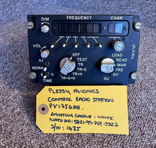 Plessey vhf avionics control - avionics,