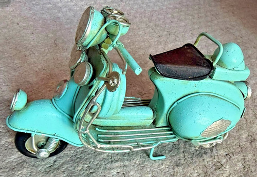 Vintage vespa scooter - vespa, metal
