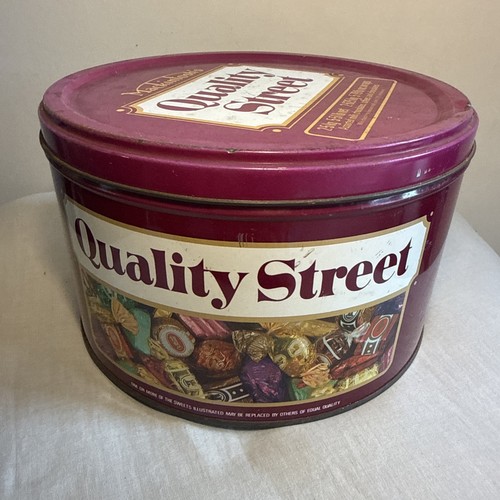 Vintage quality street tin - street,