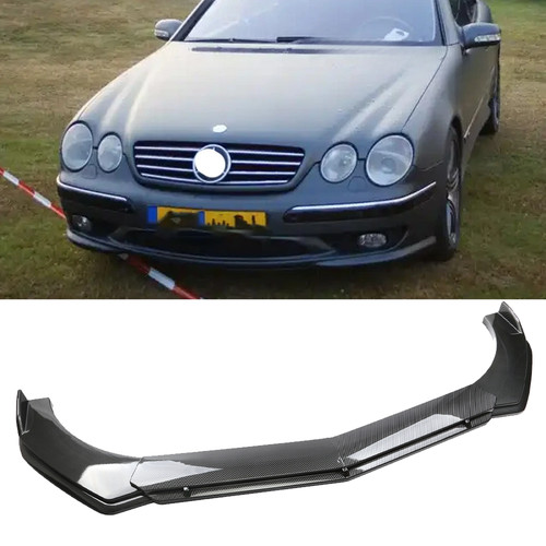 Carbon fiber front bumper lip - carbon,