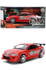 Jada 1:24 Fast & Furious Brian's Mitsubishi Eclipse Remix Red 36815
