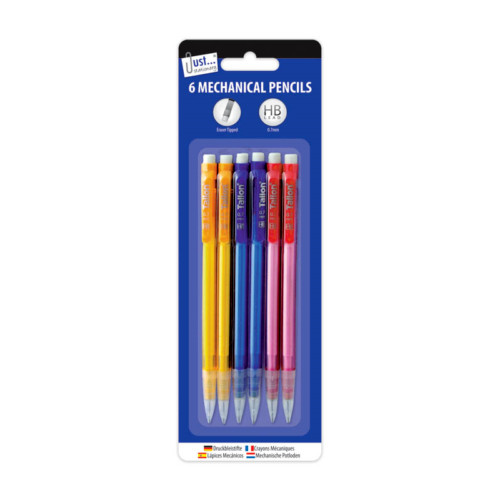 6pc mechanical pencil - pencil, set