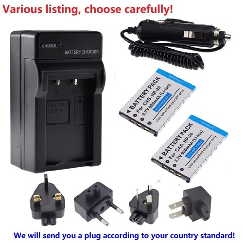 Battery charger for - or, casio