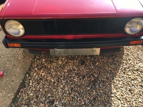 Golf caddy mk1 front number - vw,