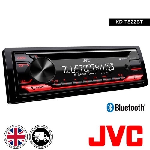Jvc t822bt bluetooth stereo - jvc, kd-t822bt