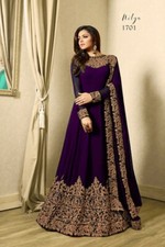 Heavy Pakistani New Party Wear Floor Dress Anarkali Gown Indian Designer Wedding