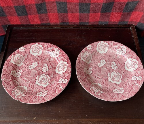 Victorian chintz burleigh pink - victorian,