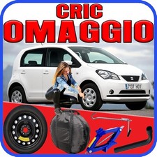 Space Saver Wheel 4Fori Mens 15 Seat Mii With Set Car Jack Crick + Key Bag New
