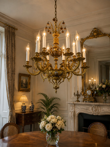 Large light solid brass - large,