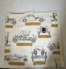 Antique Classic Cars Fabric