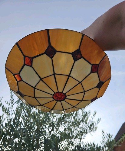 Tiffany style 37cm - style, stained