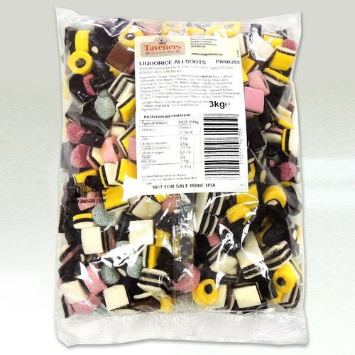 Taveners liquorice allsorts - taveners,