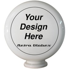 ***YOUR DESIGN HERE*** Mini Gas Pump Globe, You send your design, we print it!