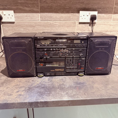 Vintage sharp boombox - boombox, wf-cd77