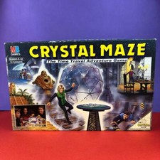 Vintage MB Crystal Maze Iconic TV Show Board Game Family Toy 1990s 100%