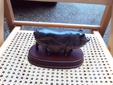 LOVELY ROYAL DOULTON VIETNAMESE POT BELLY PIG FIGURE - MOUNTED