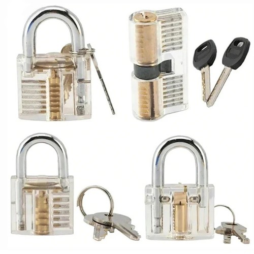 Practice lock visible - lock,