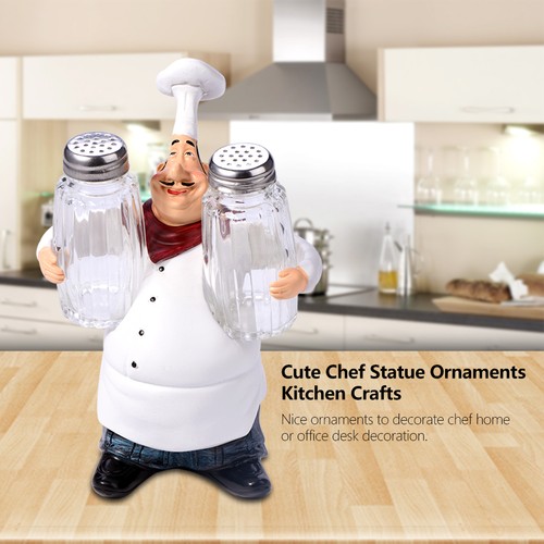 Cute chef statue - chef,