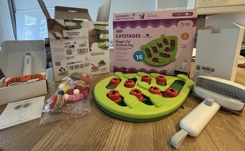 Cat toy grooming bundle - toy,