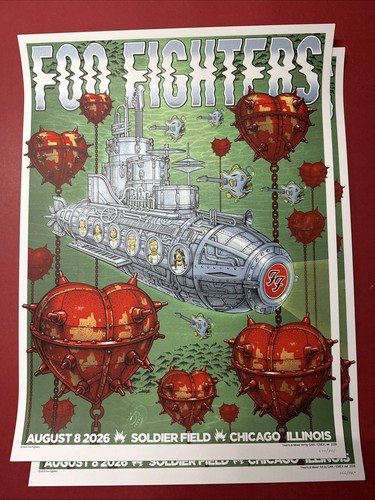 Official foo fighers poster - foo,