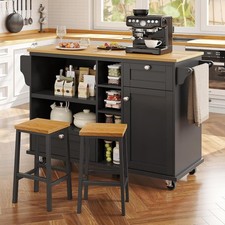 Kitchen Island on Wheels with