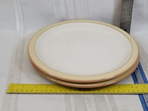 Denby caramel dinner plates - 2,