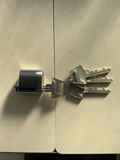 Scandinavian External Oval Lock Cylinder Barrel Silver To Suit Assa  Ruko Locks 