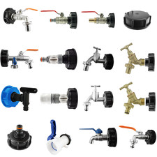 IBC Tank Tap Adapter S60x6 with 3/4" BSP Fittings – Coarse Thread Outlet