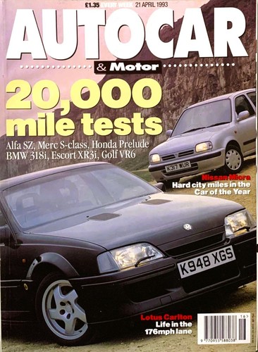 Autocar magazine apr - 21-apr-93,