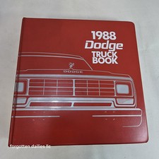 1988 Dodge Truck Data Book