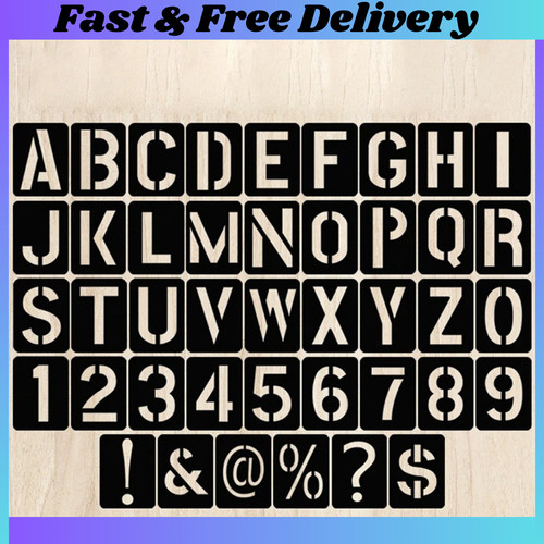 Pcs letter stencils - letter, large