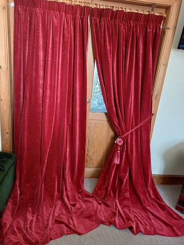 Cotton velvet curtains - cotton,