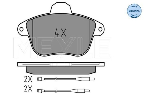 New brake pad set disc - new,