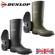 DUNLOP Waterproof Outdoor Festival Muck Wellington Mens Boots Rain Wellies Size