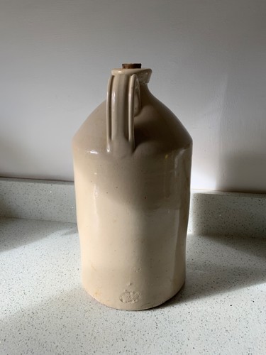 Antique stoneware flaggon - antique,