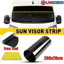 Gloss Black Large Van Car Sun