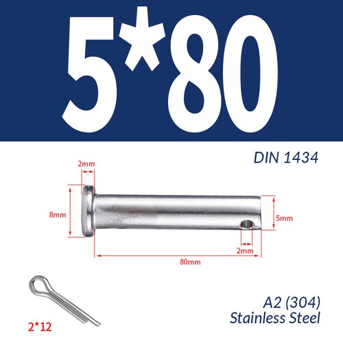 Clevis pin 304 stainless - clevis,