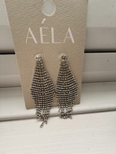AELA Diamond Drop Earrings