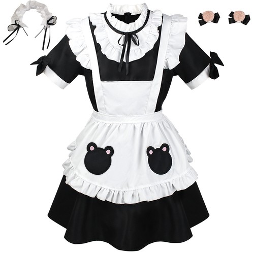 Japanese bear maid costume - bear,