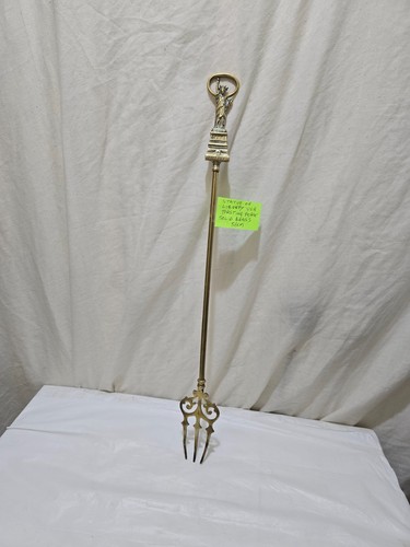 Antique vintage brass toasting - antique,