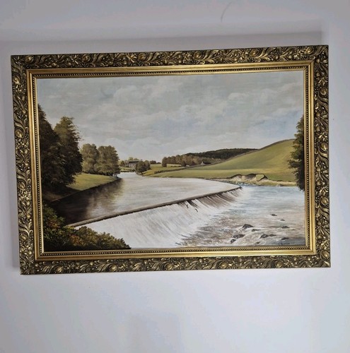 Antique oil painting - oil, '
