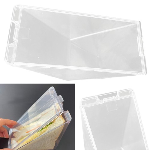 Clear triangle sandwich - sandwich, box