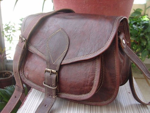 Bag messenger leather shoulder - leather,