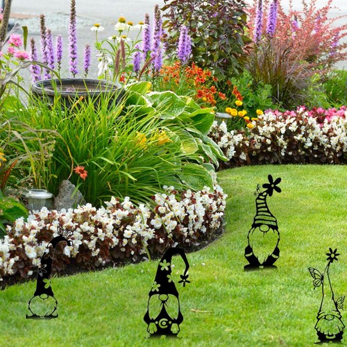Garden metal statues - garden,