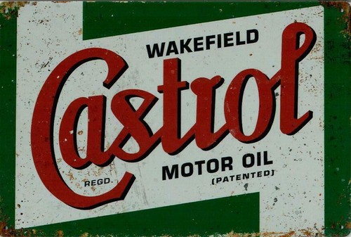Retro metal sign garage man - metal,