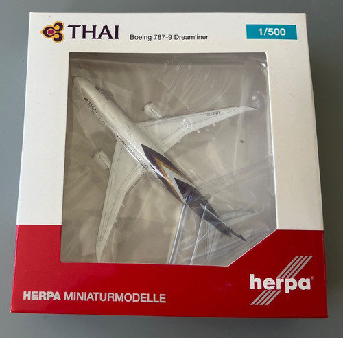 Herpa wings 500 thai airways - herpa, 1:500