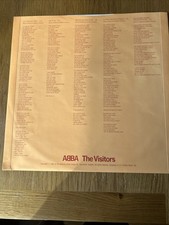 ABBA - THE VISITORS - VINYL LP
