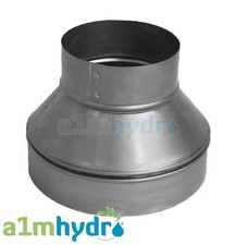Metal Extraction Fan Ducting Ventilation Pipe Reducer Hydroponics