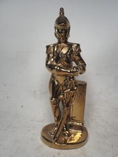 Vintage Porcelain Gold Soldier Figurine 20cm